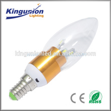 Energiesparende LED-Lampe Kerze Birnen Lampe Produkt, China führte Kerze Licht, e26 e27